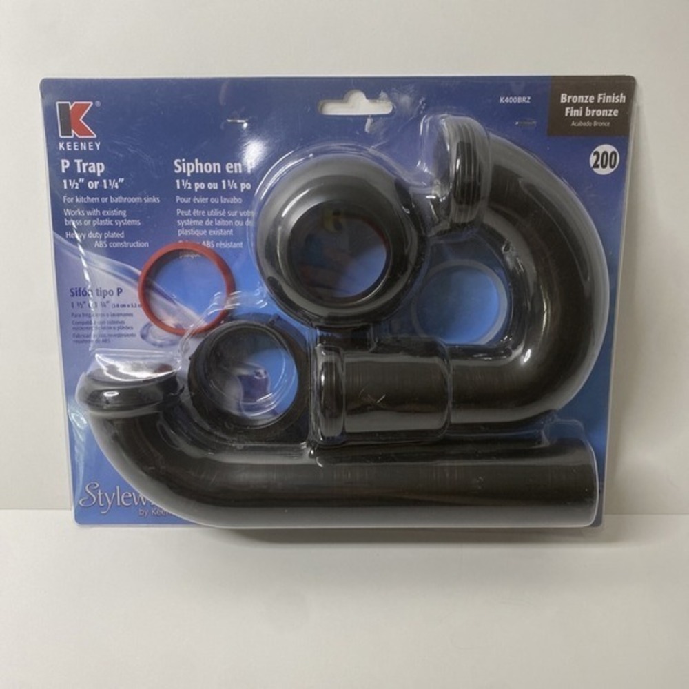 Keeney P Trap K400BRZ NEW STILL SEALED NIB 1.5" or 1.25" Ships Free Today!